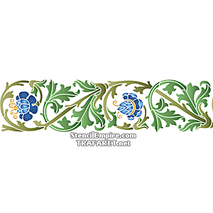 Gestileerde bloemen 1 - sjabloon voor decoratie