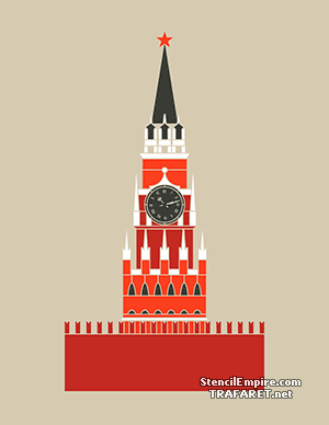 Dit is Rusland 003 - sjabloon voor decoratie